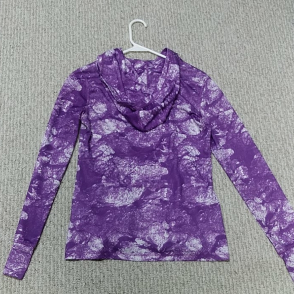 Purple and White Hoodie - Picture 2 of 5